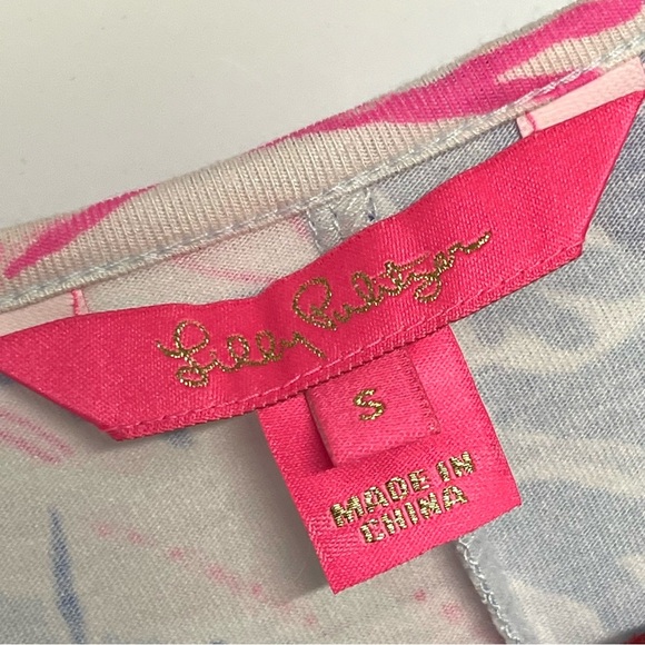 Lilly Pulitzer Wynne Short Sleeve Stretch Jersey Knit Maxi Dress Women’s Small - Picture 12 of 12